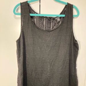 Torrid Lace Back Tank Top